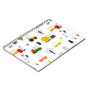 Cuaderno Camión de Volquete de Construcción