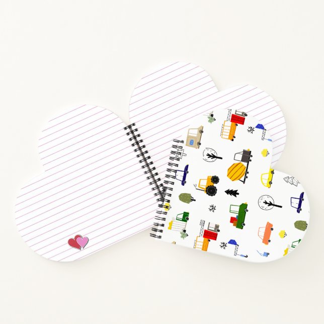 Cuaderno Camión de Volteo de Construcción (Interior)