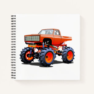 Cuaderno camión monstruo personalizado