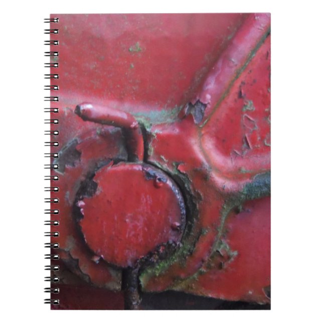 Cuaderno Camión oxidado rojo (Frente)