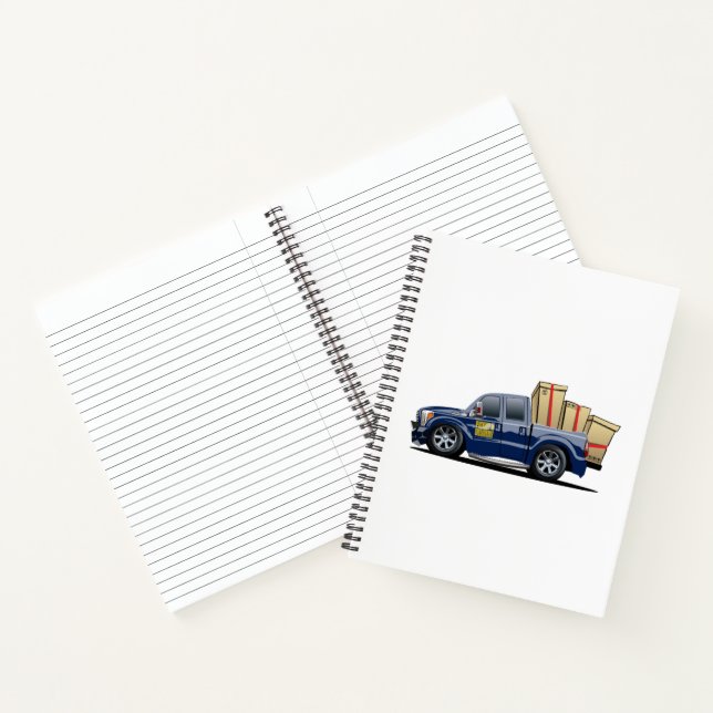 Cuaderno camión personalizado (Interior)