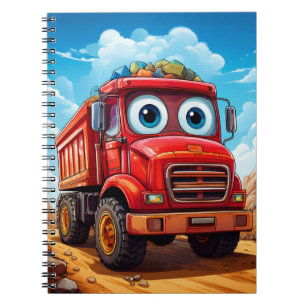 Cuaderno Camión portátil - Camión rojo