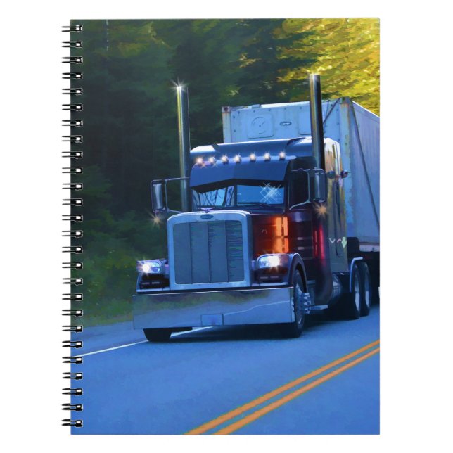 Cuaderno Camioneros, grandes camiones de transporte (Frente)