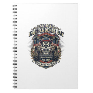 Cuaderno Camioneta Monstruo Patriótica 1776 Fuera de Carret