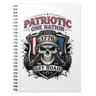 Cuaderno Camioneta Monstruo Patriótica 1776 Fuera de Carret