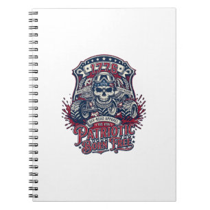 Cuaderno Camioneta Monstruo Patriótica 1776 Fuera de Carret