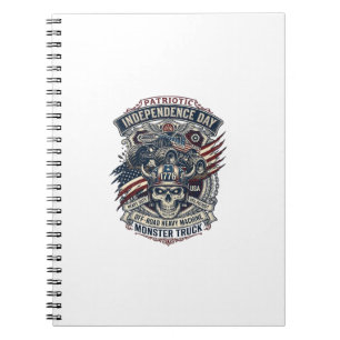 Cuaderno Camioneta Monstruo Patriótica 1776 Fuera de Carret