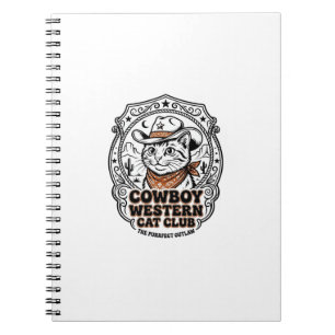 Cuaderno Camisa de arte de vaquero occidental amante de los