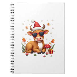 Cuaderno Camisa de otoño de vaca de las tierras altas de ca