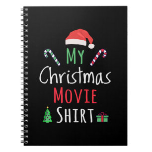 Cuaderno Camisa de película de mis Navidades