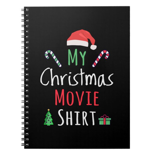 Cuaderno Camisa de película de mis Navidades (Frente)