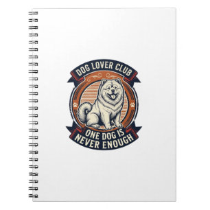 Cuaderno Camisa de perro Chow Chow Un perro nunca es sufici