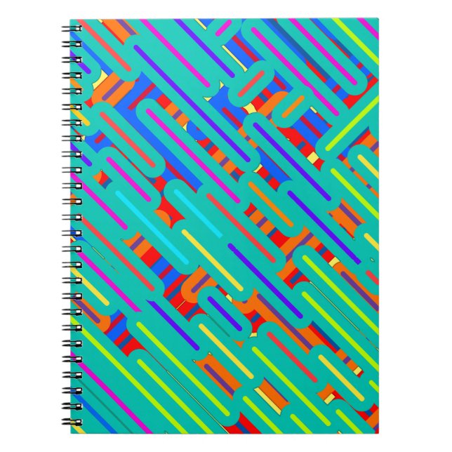 Cuaderno Camisa de vestir con estampado de rayas - Patrones (Frente)