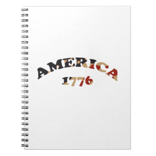 Cuaderno Camisas del Día de la Independencia de Estados Uni