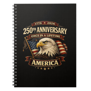 Cuaderno Camiseta 250 Aniversario EE. UU. 250 América