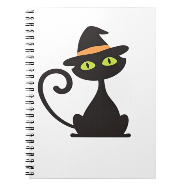 Cuaderno camiseta clásica de bruja kitty (Frente)