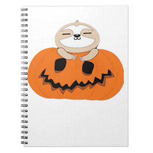 Cuaderno Camiseta clásica de calabaza de Halloween