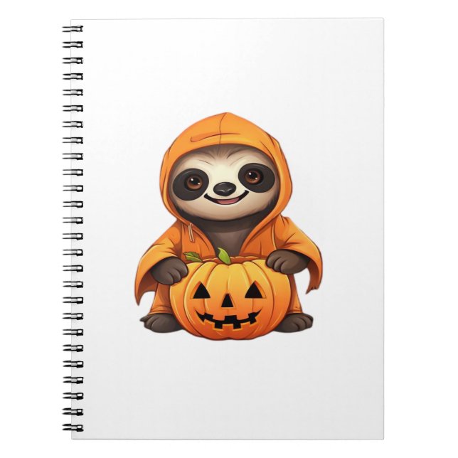 Cuaderno Camiseta Clásica de Halloween (Frente)