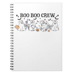 Cuaderno Camiseta clásica de Halloween para la tripulación