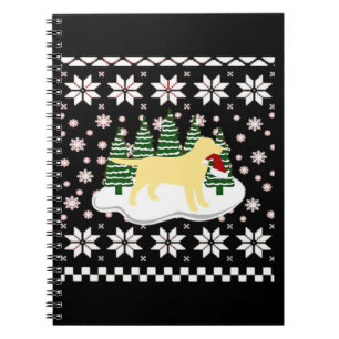 Cuaderno Camiseta clásica de silueta de Labrador amarillo d