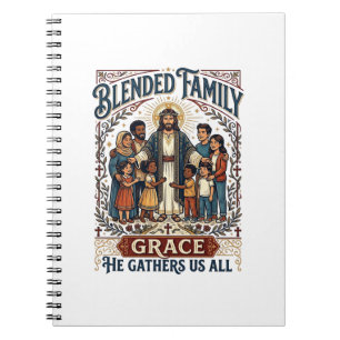 Cuaderno Camiseta Cristiana de Familia Mixta de Jesús