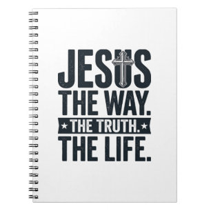 Cuaderno Camiseta Cristiana Jesús El Camino La Verdad La Vi