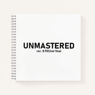 Cuaderno Camiseta de audio no dominada - Estilo de destello