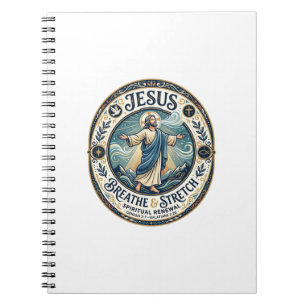 Cuaderno Camiseta de bienestar del movimiento suave de Jesú