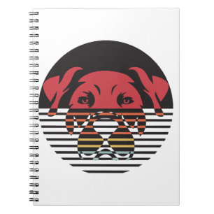 Cuaderno Camiseta de cachorro de perro me encanta la pintur