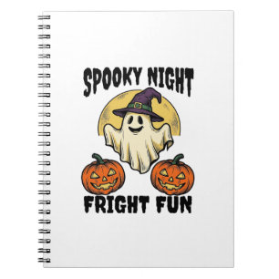 Cuaderno Camiseta de calabaza espeluznante fantasma de Hall
