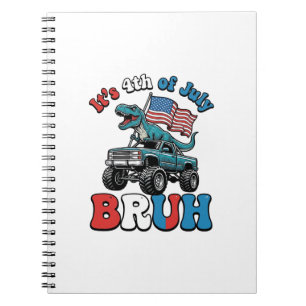 Cuaderno Camiseta de Camión Monstruo Dinosaurio Divertida 4
