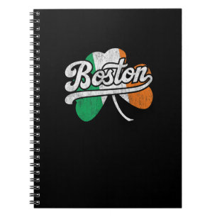 Cuaderno Camiseta de camiseta irlandesa de Boston