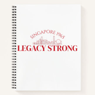 Cuaderno Camiseta de celebración Majulah Singapura