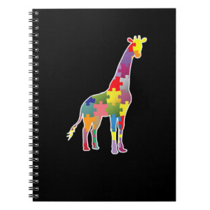Cuaderno Camiseta de concientización sobre autismo de jira