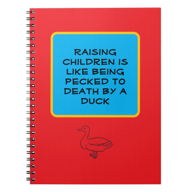 Cuaderno Camiseta de Criar a los Hijos (Frente)