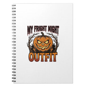 Cuaderno Camiseta de disfraz de Halloween Disfraz de calaba