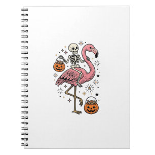 Cuaderno Camiseta de dulces de Halloween de flamenco montan