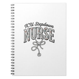 Cuaderno Camiseta de enfermera de cuidados intensivos con e