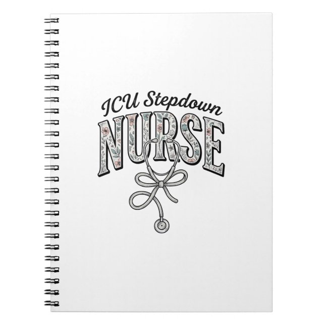 Cuaderno Camiseta de enfermera de cuidados intensivos con e (Frente)