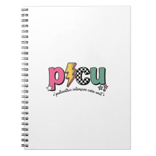 Cuaderno Camiseta de enfermera de la Unidad de Cuidados Int