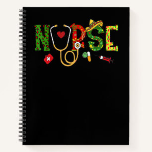 Cuaderno Camiseta de enfermera del Cinco De Mayo, enfermera