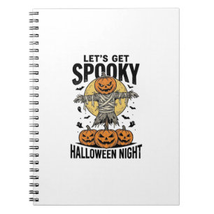 Cuaderno Camiseta de espantapájaros de calabaza Gráfico vin