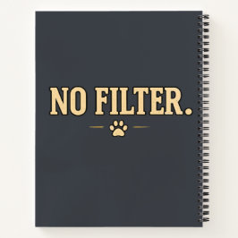 Cuaderno Camiseta de estilo de vida divertida y creíble