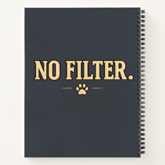 Cuaderno Camiseta de estilo de vida divertida y creíble