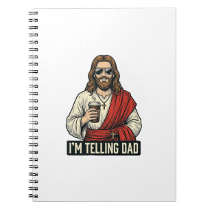 Cuaderno Camiseta de grabado vintage de café del Santo Padr