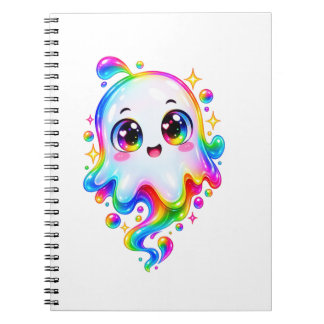 Cuaderno Camiseta de Halloween con foto de fantasma lindo p