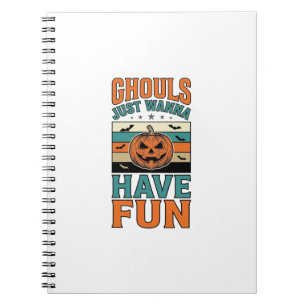 Cuaderno Camiseta de Halloween de fantasmas antiguos que so
