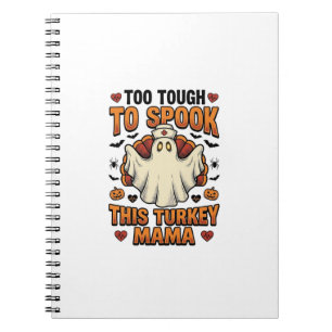 Cuaderno Camiseta de Halloween de Mamá Pavo con Enfermera F