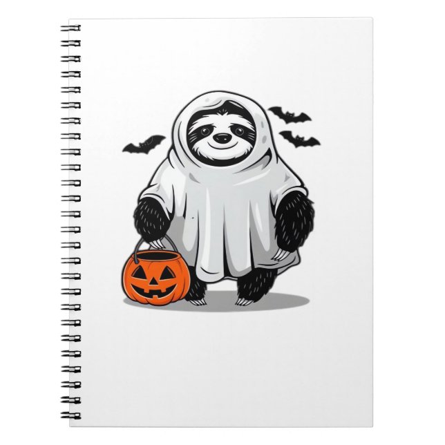 Cuaderno Camiseta de Halloween eslota Adorable y Spooky D (Frente)