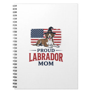 Cuaderno Camiseta de Halloween para perro patriótico orgull